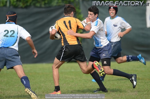 2014-09-28 Ambrosiana Rugby Milano U18-CUS Brescia 232